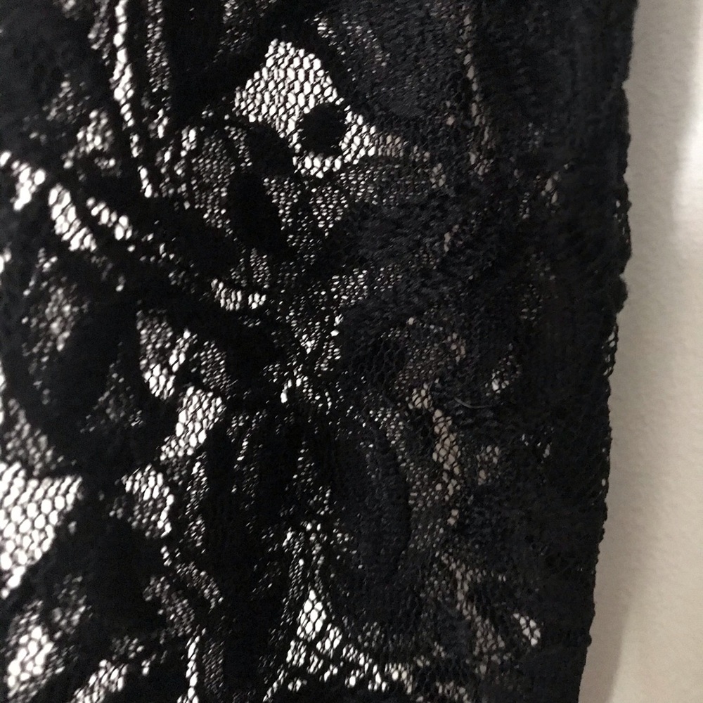Material Girl Black Lace Dress